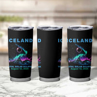 Iceland Total Solar Eclipse 2026 Tumbler Cup August 12 Eclipse Totality Chaser Aurora Northern Lights