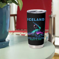 Iceland Total Solar Eclipse 2026 Tumbler Cup August 12 Eclipse Totality Chaser Aurora Northern Lights