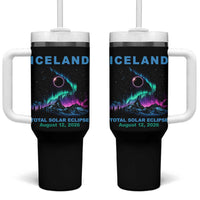 Iceland Total Solar Eclipse 2026 Tumbler With Handle August 12 Eclipse Totality Chaser Aurora Northern Lights