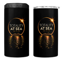 Total Solar Eclipse At Sea 2026 4 in 1 Can Cooler Tumbler Totality Eclipse Cruise