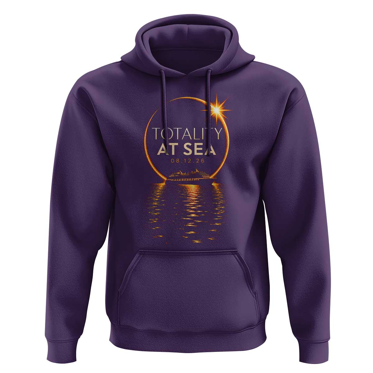 Total Solar Eclipse At Sea 2026 Hoodie Totality Eclipse Cruise