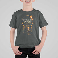 Total Solar Eclipse At Sea 2026 T Shirt For Kid Totality Eclipse Cruise