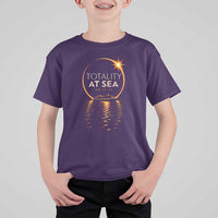 Total Solar Eclipse At Sea 2026 T Shirt For Kid Totality Eclipse Cruise