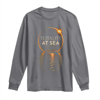 Total Solar Eclipse At Sea 2026 Long Sleeve Shirt Totality Eclipse Cruise