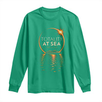 Total Solar Eclipse At Sea 2026 Long Sleeve Shirt Totality Eclipse Cruise