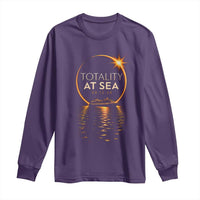 Total Solar Eclipse At Sea 2026 Long Sleeve Shirt Totality Eclipse Cruise