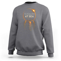 Total Solar Eclipse At Sea 2026 Sweatshirt Totality Eclipse Cruise