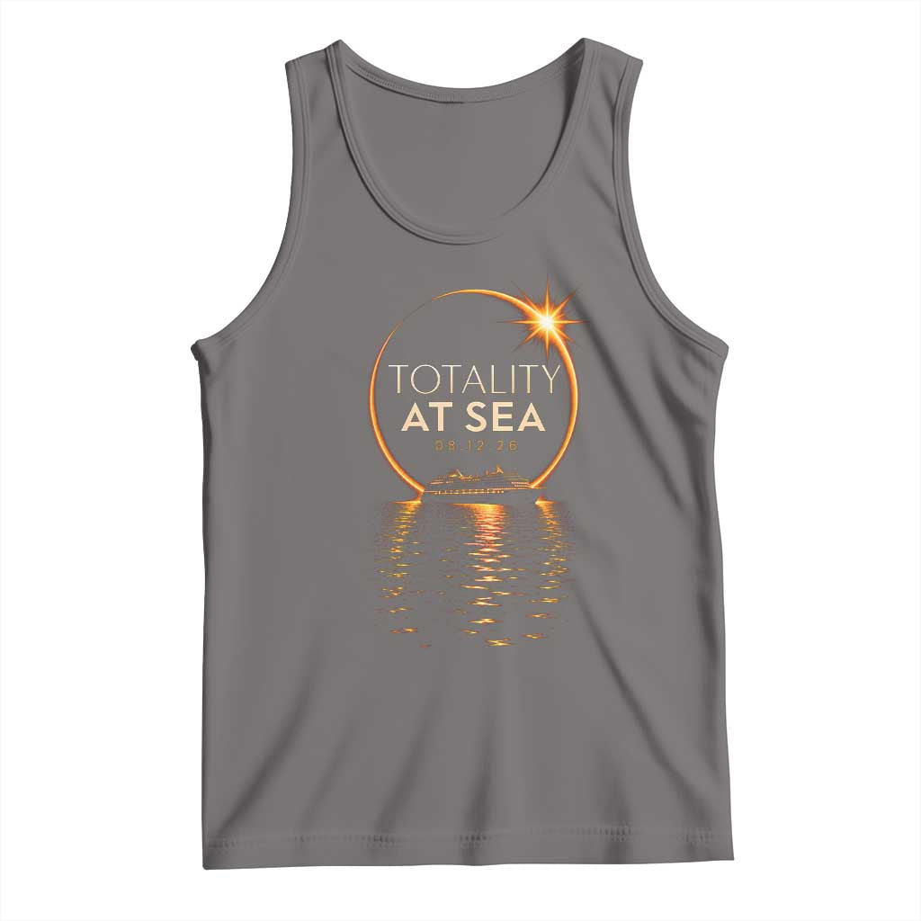 Total Solar Eclipse At Sea 2026 Tank Top Totality Eclipse Cruise