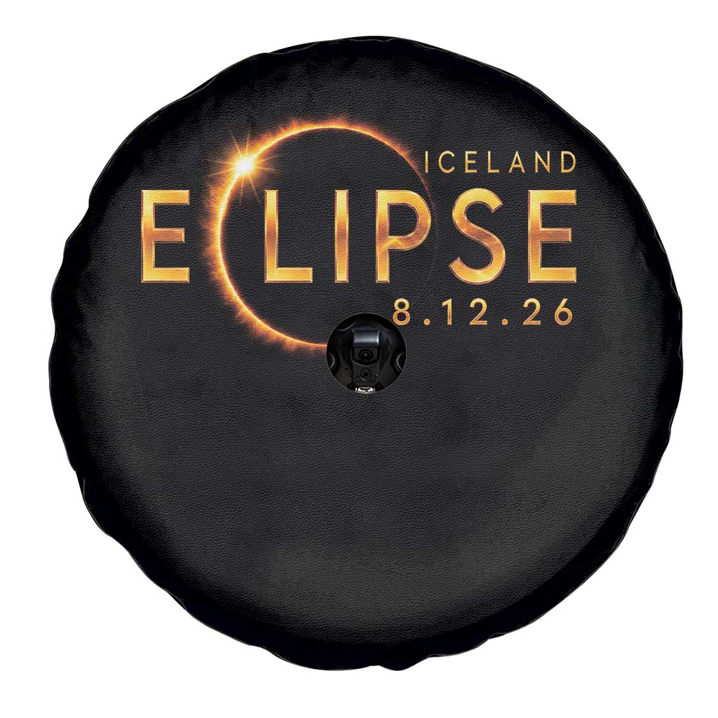 Iceland Eclipse 2026 Spare Tire Cover August 12 26 Solar Eclipse Totality