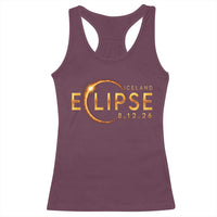 Iceland Eclipse 2026 Racerback Tank Top August 12 26 Solar Eclipse Totality