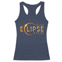 Iceland Eclipse 2026 Racerback Tank Top August 12 26 Solar Eclipse Totality