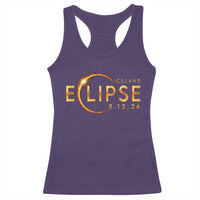 Iceland Eclipse 2026 Racerback Tank Top August 12 26 Solar Eclipse Totality