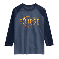 Iceland Eclipse 2026 Raglan Shirt August 12 26 Solar Eclipse Totality