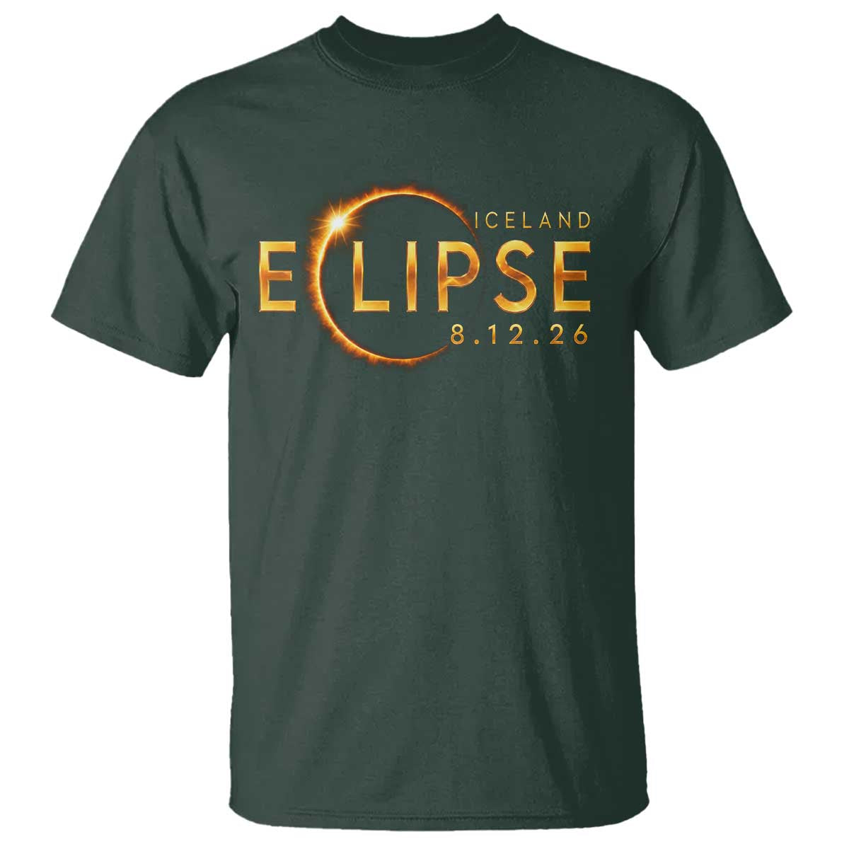Iceland Eclipse 2026 T Shirt August 12 26 Solar Eclipse Totality
