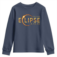 Iceland Eclipse 2026 Youth Sweatshirt August 12 26 Solar Eclipse Totality