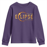 Iceland Eclipse 2026 Youth Sweatshirt August 12 26 Solar Eclipse Totality