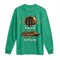 Spain Total Solar Eclipse 2026 At Sea Cruise Long Sleeve Shirt