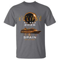 Spain Total Solar Eclipse 2026 At Sea Cruise T Shirt