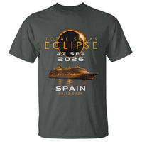 Spain Total Solar Eclipse 2026 At Sea Cruise T Shirt