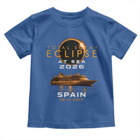 Spain Total Solar Eclipse 2026 At Sea Cruise Toddler T Shirt