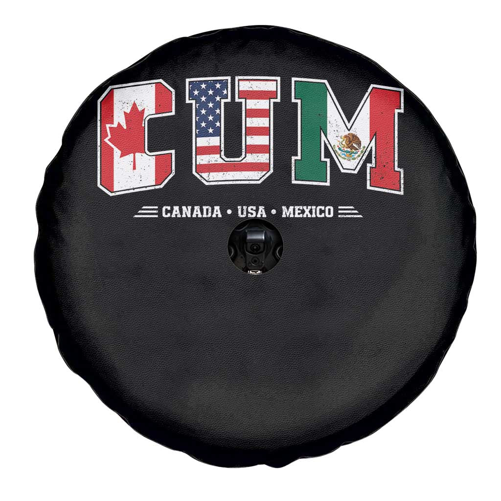 CUM Canada USA Mexico Patriotic Soccer Fans Spare Tire Cover