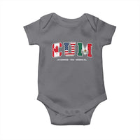 CUM Canada USA Mexico Patriotic Soccer Fans Baby Onesie
