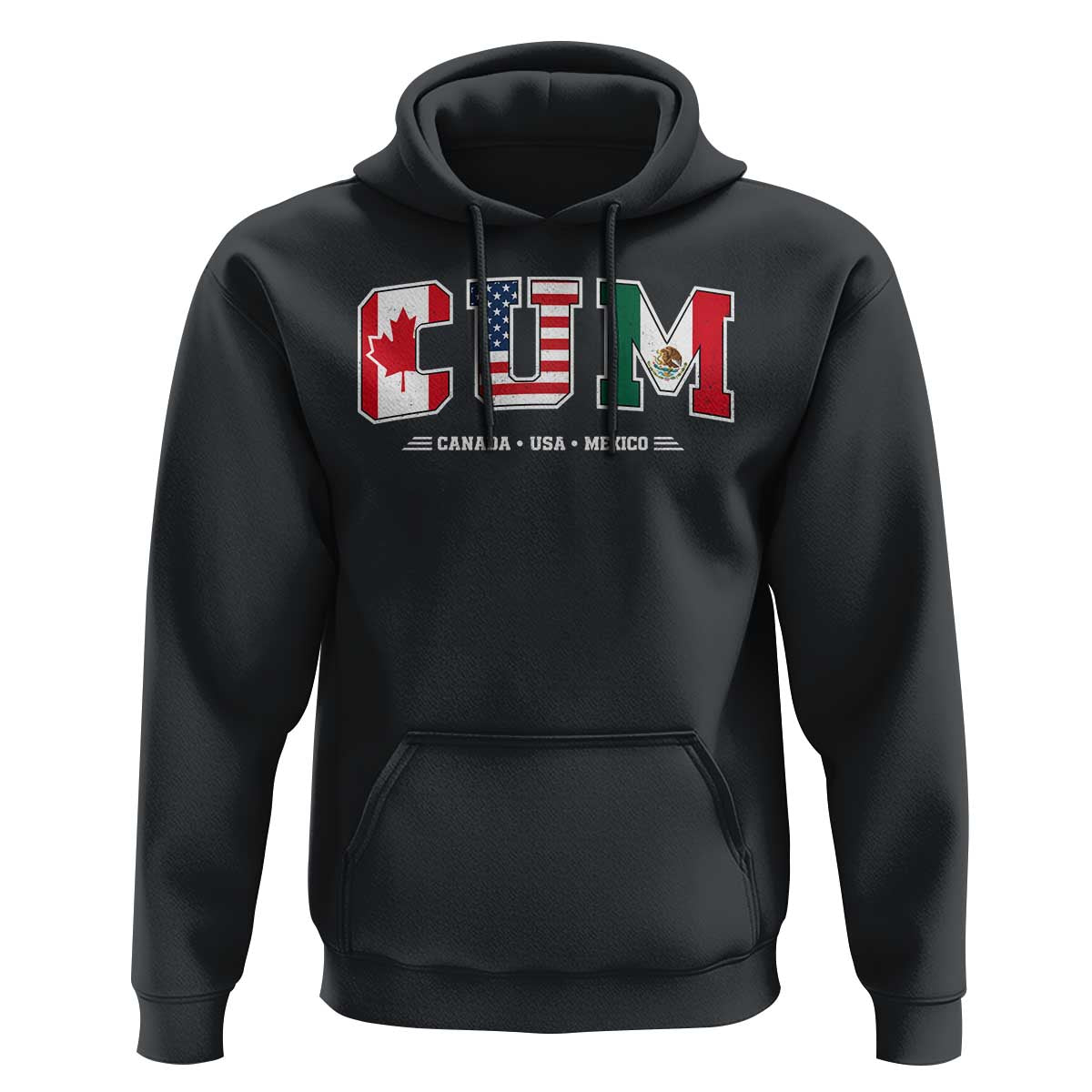 CUM Canada USA Mexico Patriotic Soccer Fans Hoodie