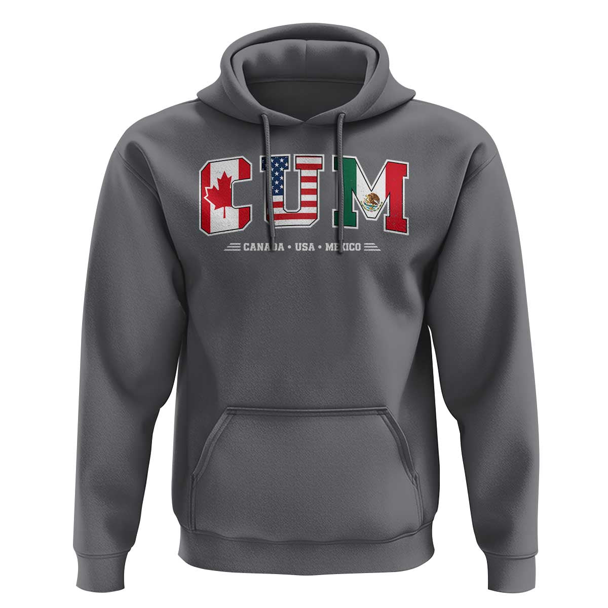 CUM Canada USA Mexico Patriotic Soccer Fans Hoodie