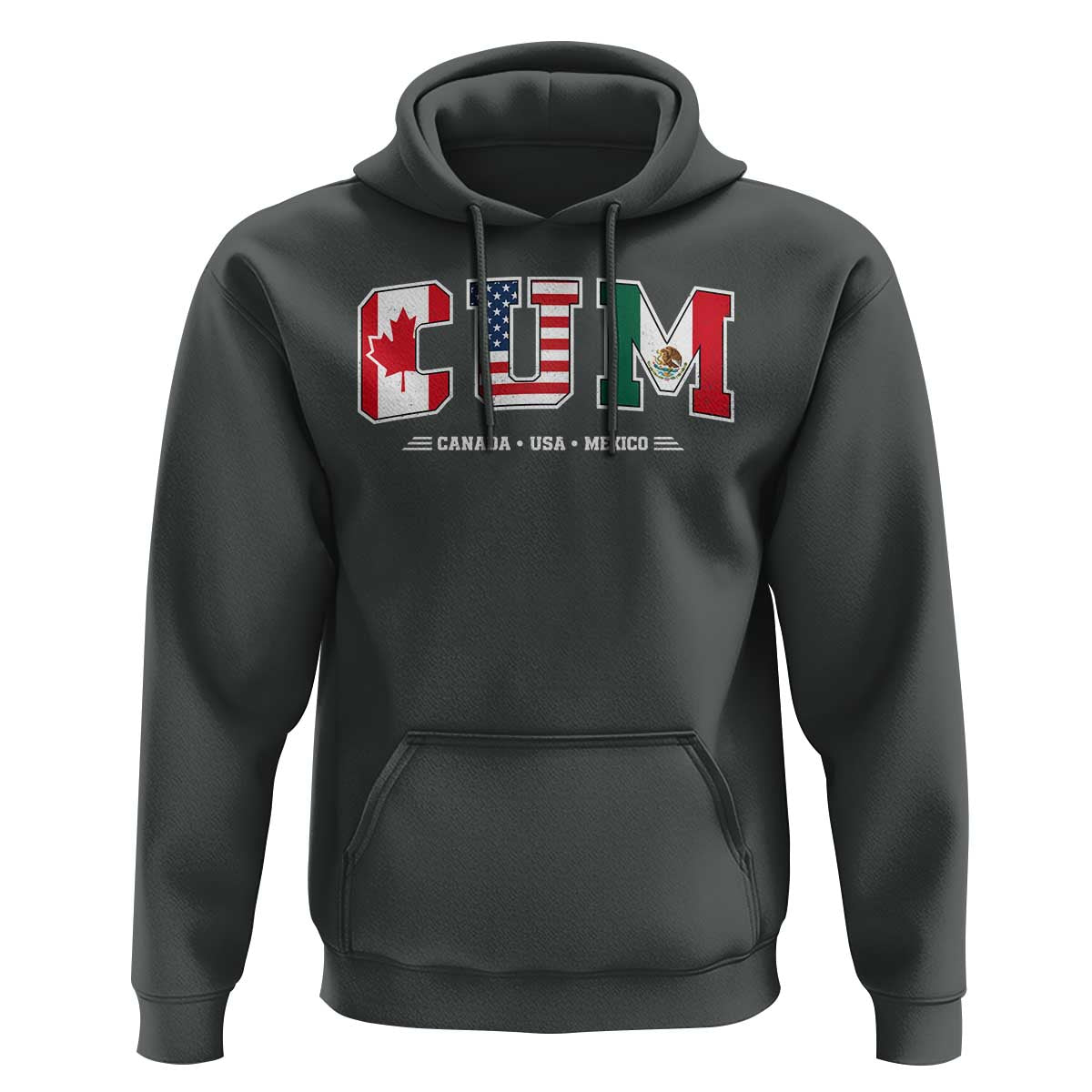 CUM Canada USA Mexico Patriotic Soccer Fans Hoodie