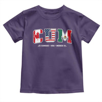 CUM Canada USA Mexico Patriotic Soccer Fans Toddler T Shirt