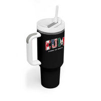 CUM Canada USA Mexico Patriotic Soccer Fans Tumbler With Handle