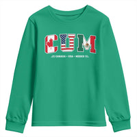 CUM Canada USA Mexico Patriotic Soccer Fans Youth Sweatshirt