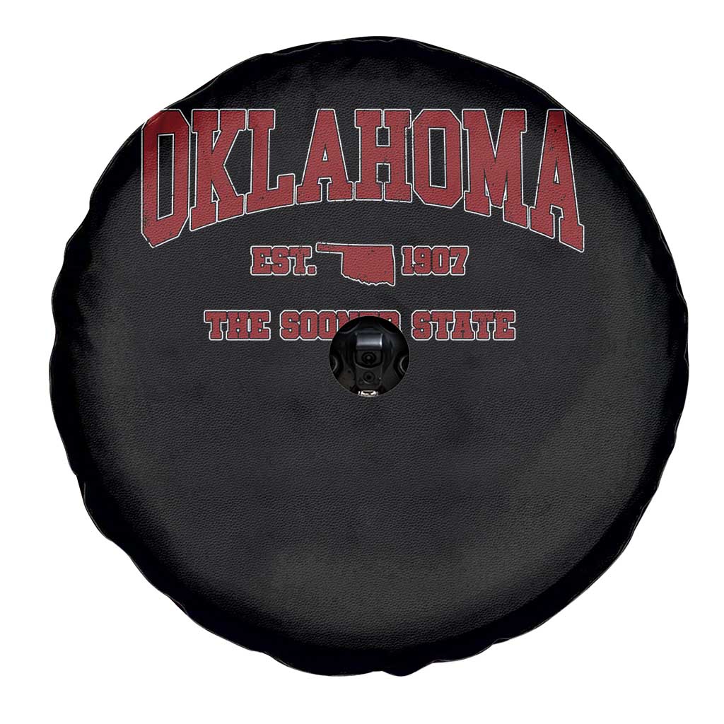 Oklahoma Sports Throwback Design Jersey Style Spare Tire Cover
