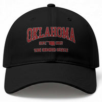 Oklahoma Sports Throwback Design Jersey Style Baseball Cap