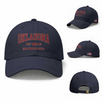 Oklahoma Sports Throwback Design Jersey Style Baseball Cap