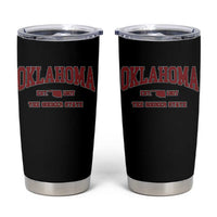 Oklahoma Sports Throwback Design Jersey Style Tumbler Cup