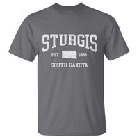 Sturgis South Dakota Est 1888 T Shirt Vintage SD State Map Pride