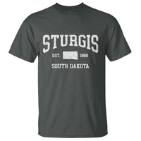 Sturgis South Dakota Est 1888 T Shirt Vintage SD State Map Pride