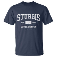 Sturgis South Dakota Est 1888 T Shirt Vintage SD State Map Pride