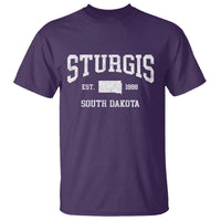 Sturgis South Dakota Est 1888 T Shirt Vintage SD State Map Pride