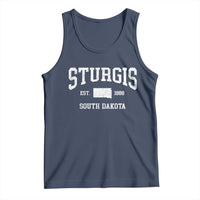 Sturgis South Dakota Est 1888 Tank Top Vintage SD State Map Pride