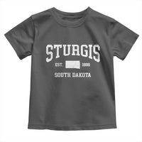 Sturgis South Dakota Est 1888 Toddler T Shirt Vintage SD State Map Pride