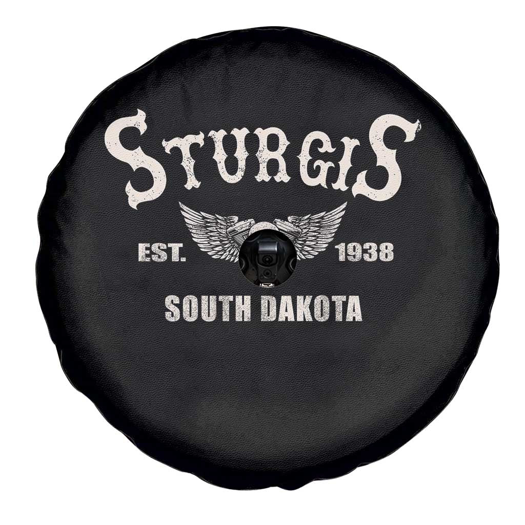 Sturgis South Dakota Est 1938 Motorcycle Biker Skull Spare Tire Cover