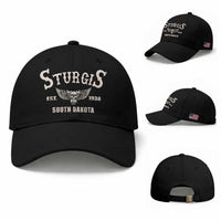 Sturgis South Dakota Est 1938 Motorcycle Biker Skull Baseball Cap
