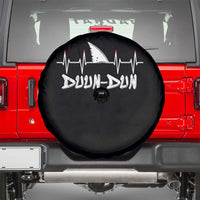 Funny Shark Heartbeat EKG Dunn Ocean Wildlife Spare Tire Cover