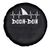Funny Shark Heartbeat EKG Dunn Ocean Wildlife Spare Tire Cover