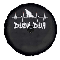 Funny Shark Heartbeat EKG Dunn Ocean Wildlife Spare Tire Cover