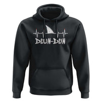 Funny Shark Heartbeat EKG Dunn Ocean Wildlife Hoodie