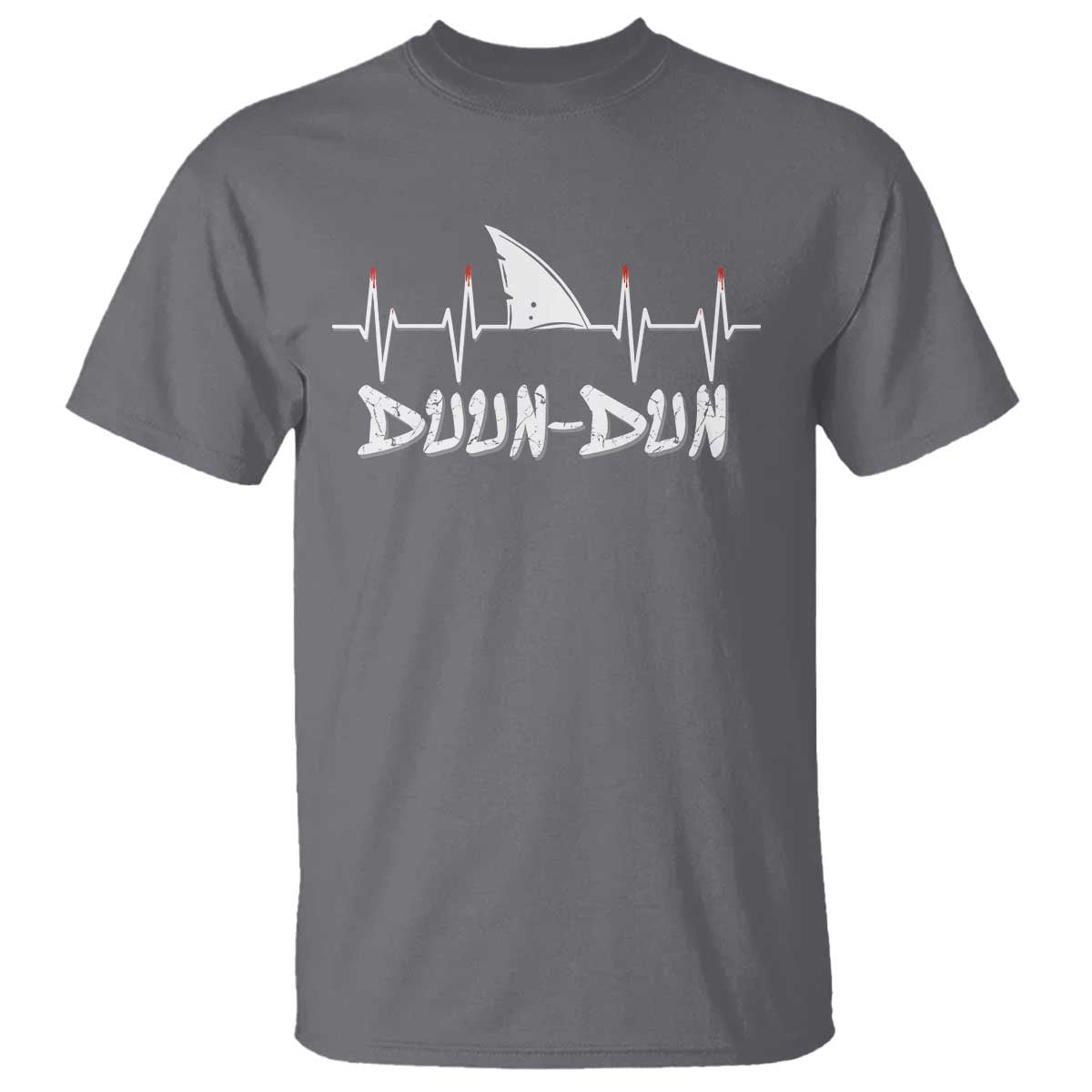Funny Shark Heartbeat EKG Dunn Ocean Wildlife T Shirt