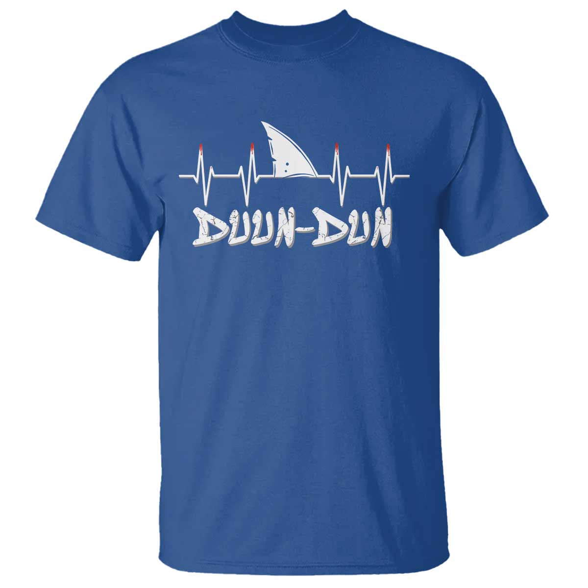Funny Shark Heartbeat EKG Dunn Ocean Wildlife T Shirt
